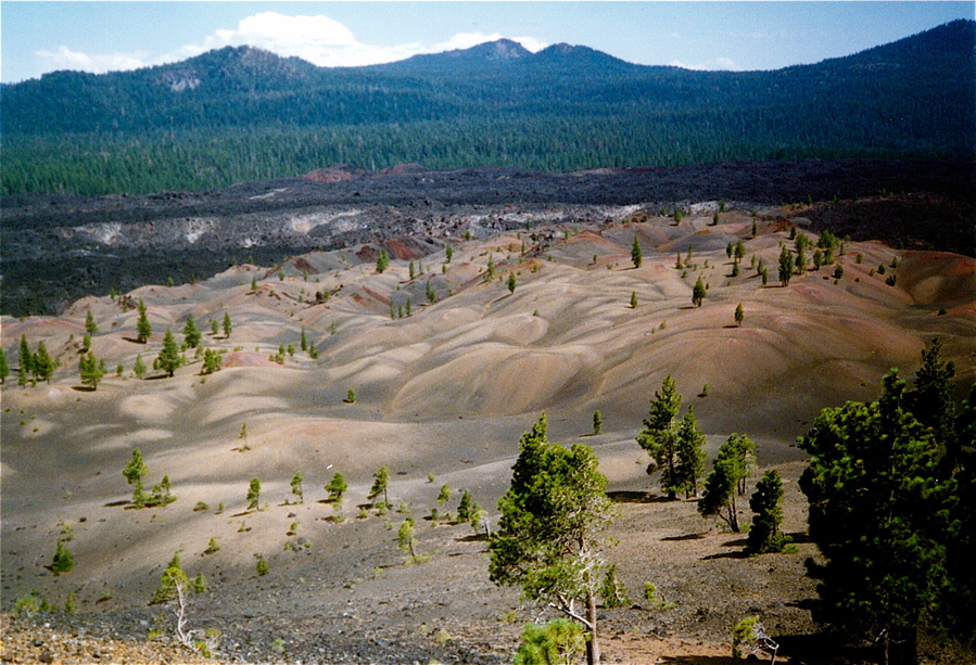 Lávové pole u paty Cinder Cone