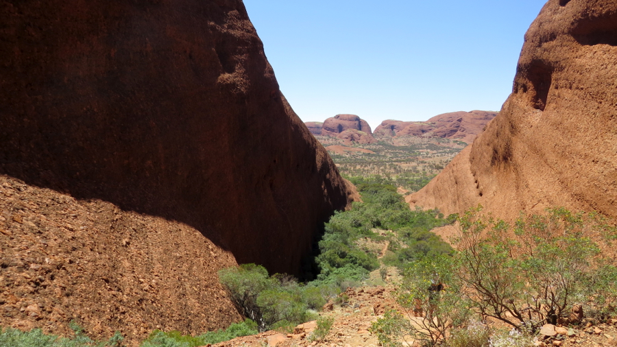 Pohled z Karingana lookout.