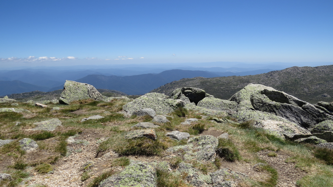 Na vrcholu Mount Kosciuszko.