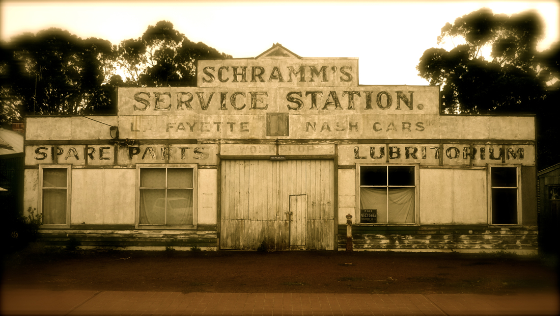 Schramm's Service Station, Penshurst.