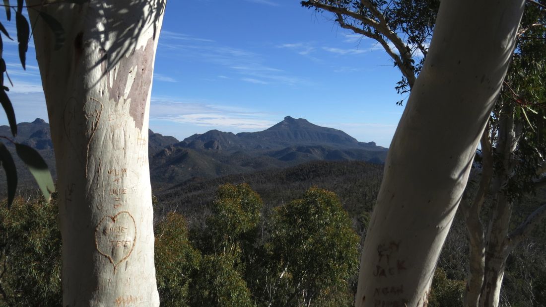 Mount Exmouth z Whitegum Lookout.