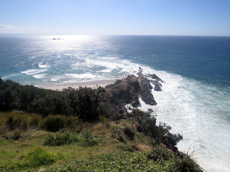 Vlastní Cape Byron, nejvýchodnější bod kontinentální Austrálie.