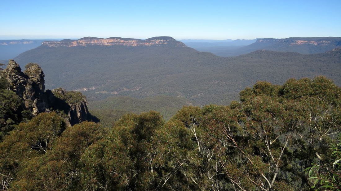 Mount Solitary, Jamison Valley a Narrowneck Tableau.