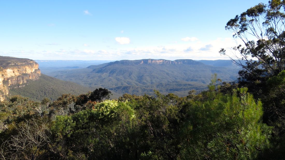 Mount Solitary od Wentworth Falls.