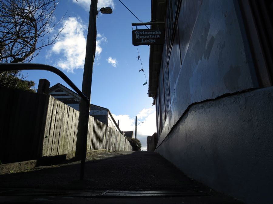 Katoomba, New South Wales, centrum Blue Mountains.