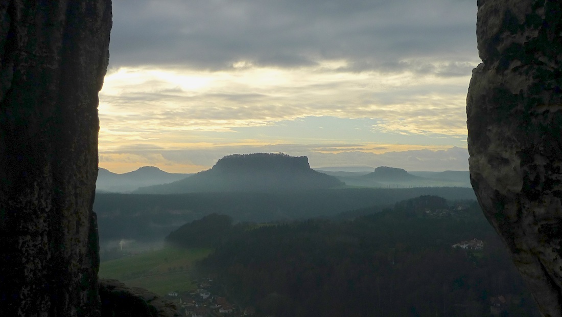 Lilienstein z Bastei.