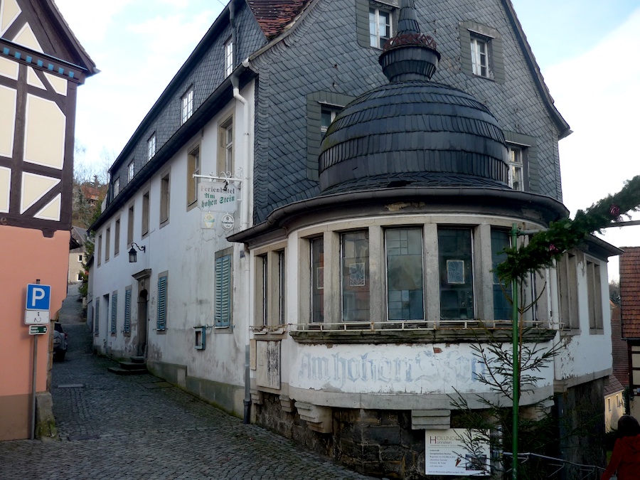 V městečku Hohnstein.