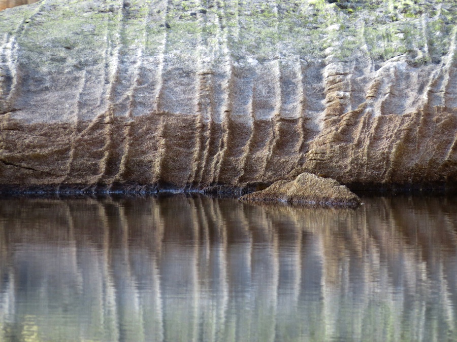 Struktura "mumie" zblízka.