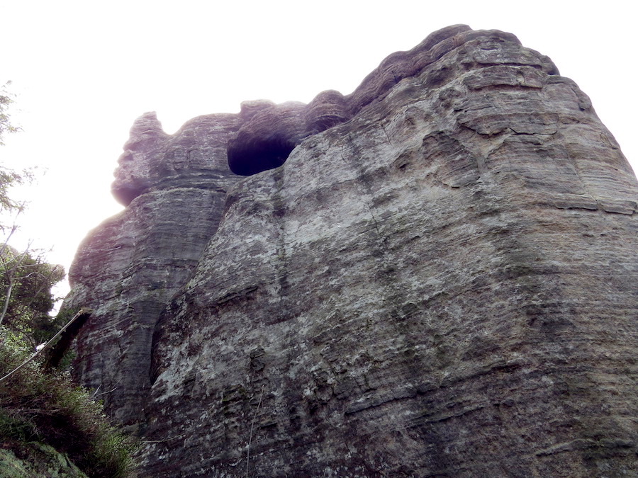 Cestou na Božanovský špičák (773 m).