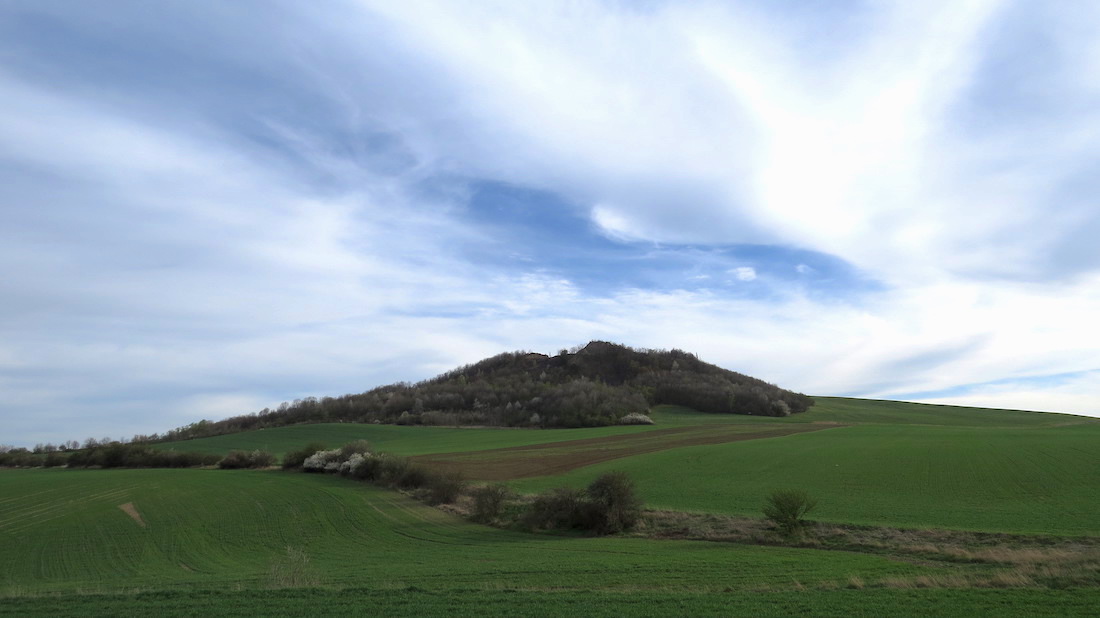 Vršetín, pohled od Třešňovky.