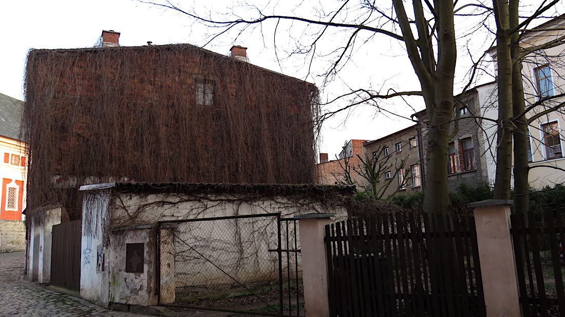 Tajemný zarůstající domek.