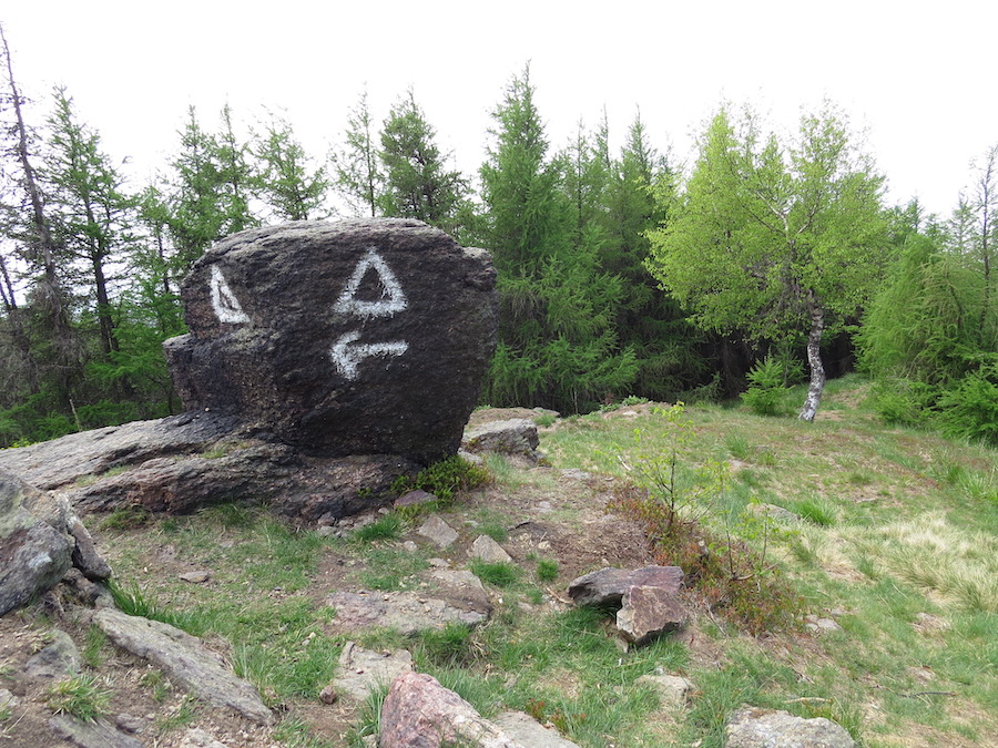 Vrchol Jedlové (853 m), vysílač nebudu zabírat.