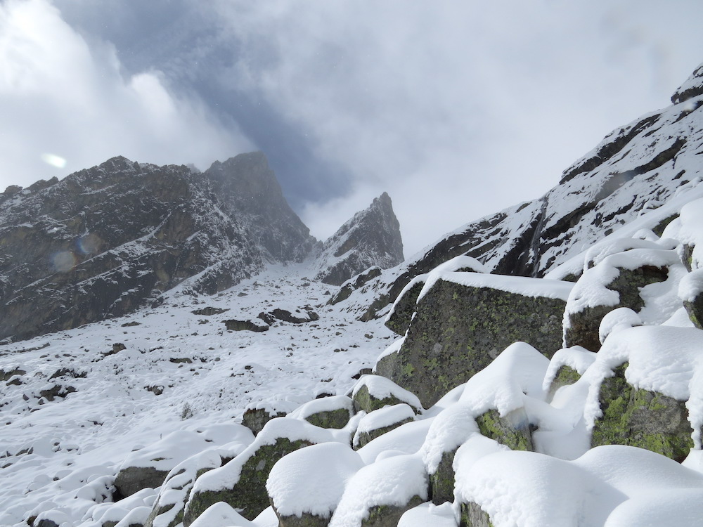 Velký hang a Žltá stena (2182 m).