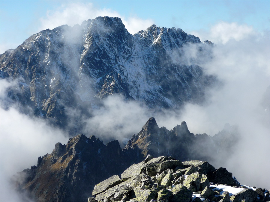 Gerlachovský štít (2655 m) ze Slavkovského štítu