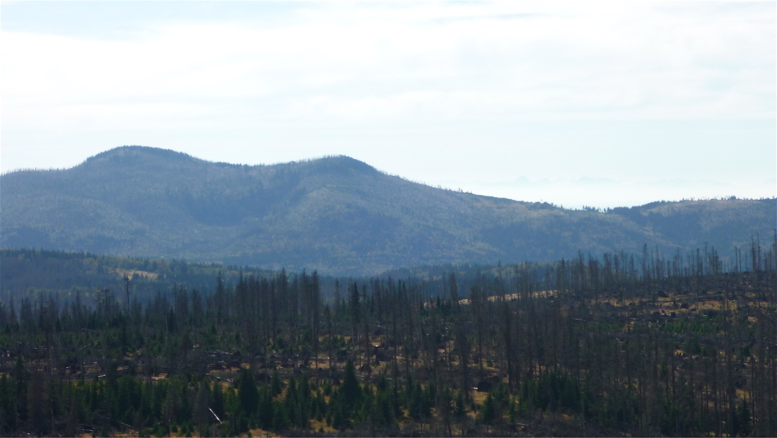 Roklan, čili Großer Rachel (1453 m) z Poledníku