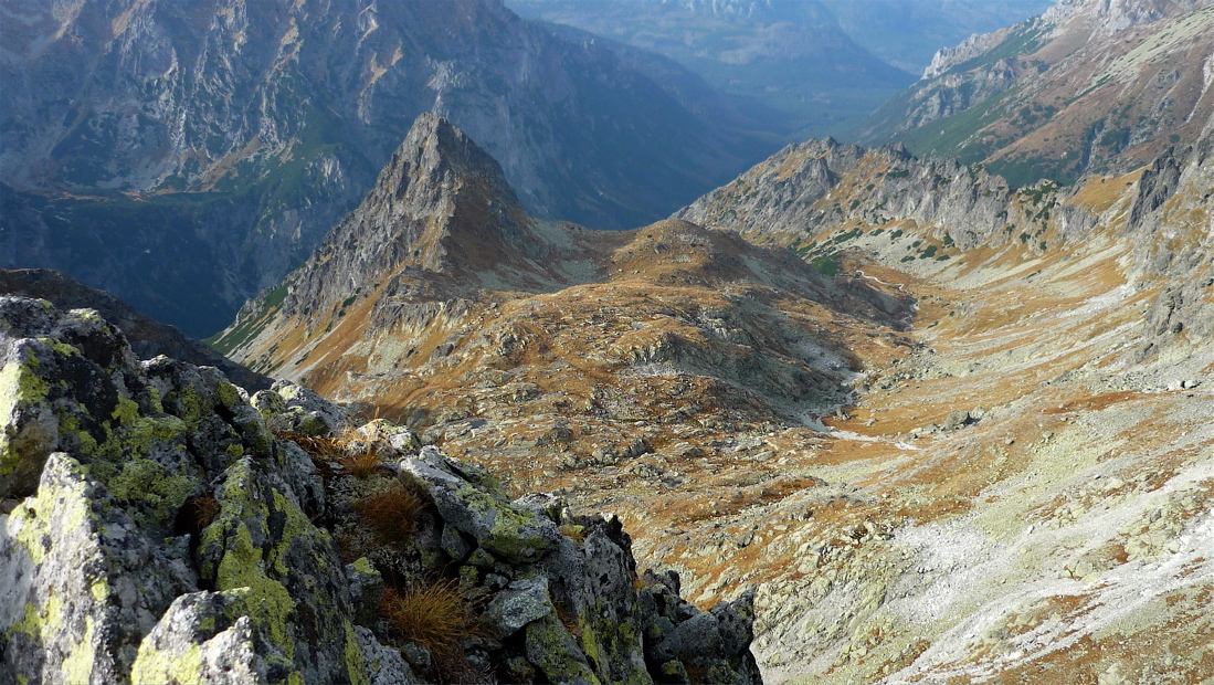 Hrubá veža - takzvaný nunatak, výčnělek z dávného ledovce