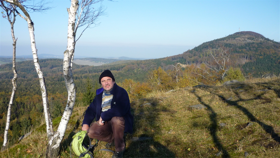 Na vrcholu, s Jedlovou za zády