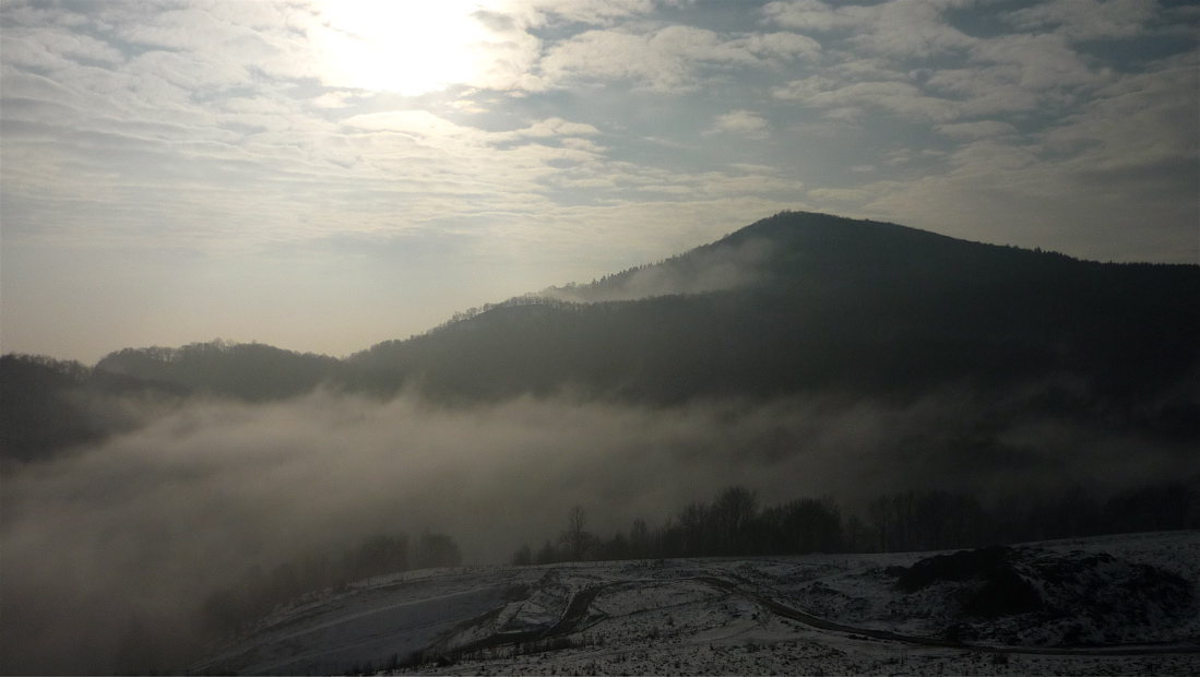 Kubačka z Radejčínské rozhledny.