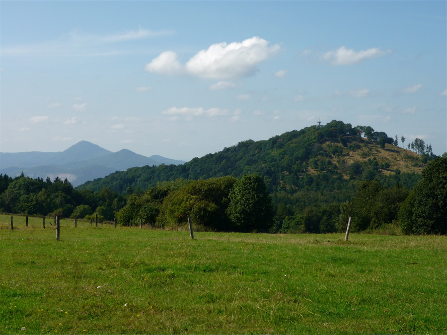 Milešovka, Kletečná, Zvon - a Varhošť.