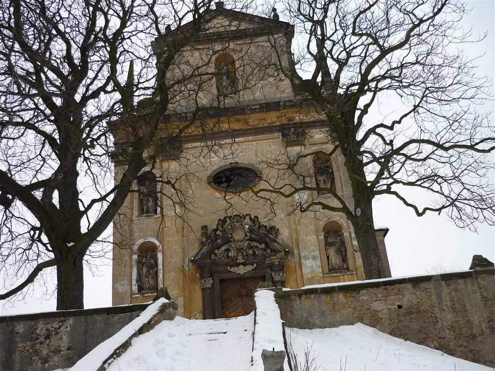 Kostel v Milešově.