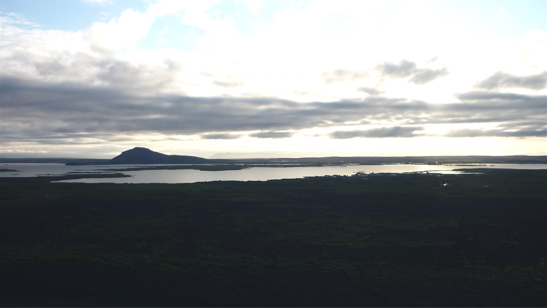Jezero Mývatn.