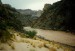 Colorado river z tábořiště na dně kaňonu
